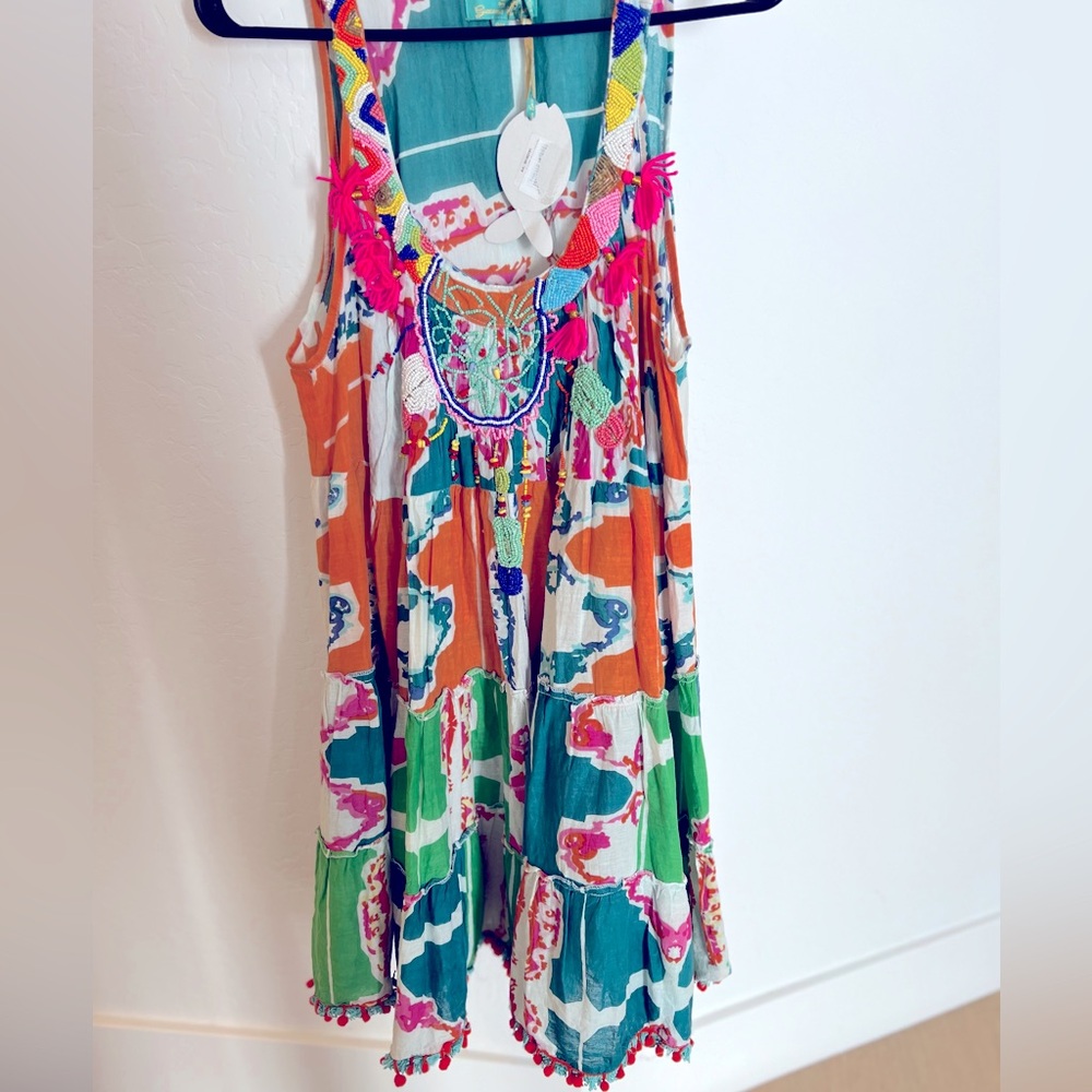 Short sleeveless dress by Antica Sartoria by Giacomo Cinque